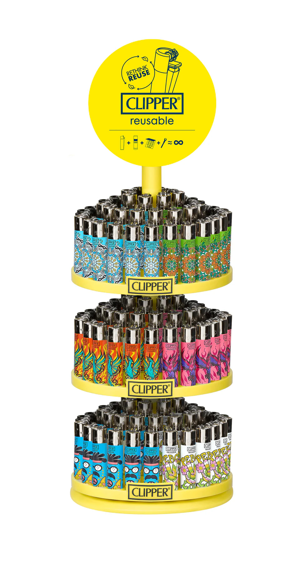 Clipper Lighter - Carousel Mixed Print - Infyniti Scales