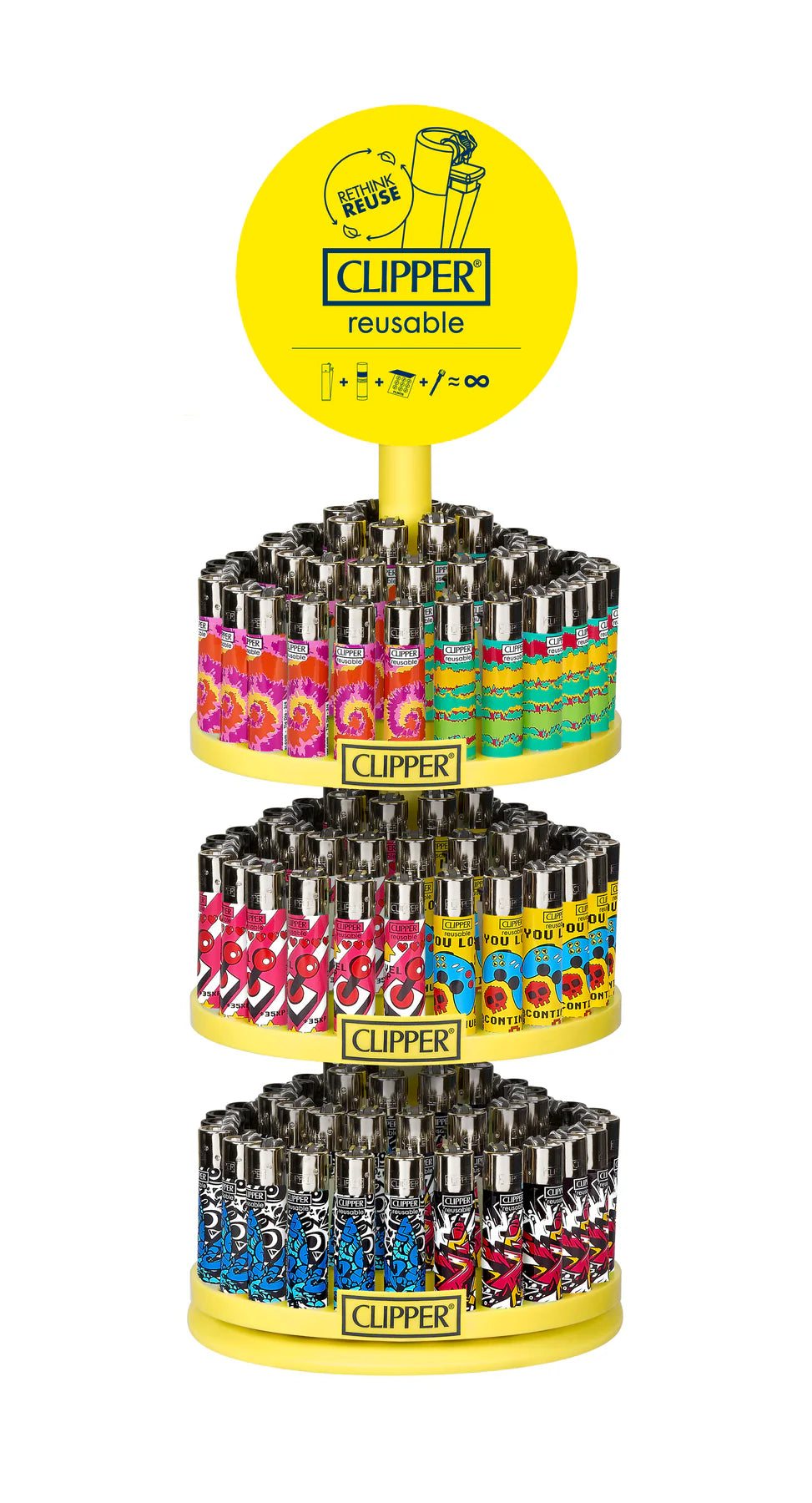 Clipper Lighter - Carousel Mixed Print - Infyniti Scales