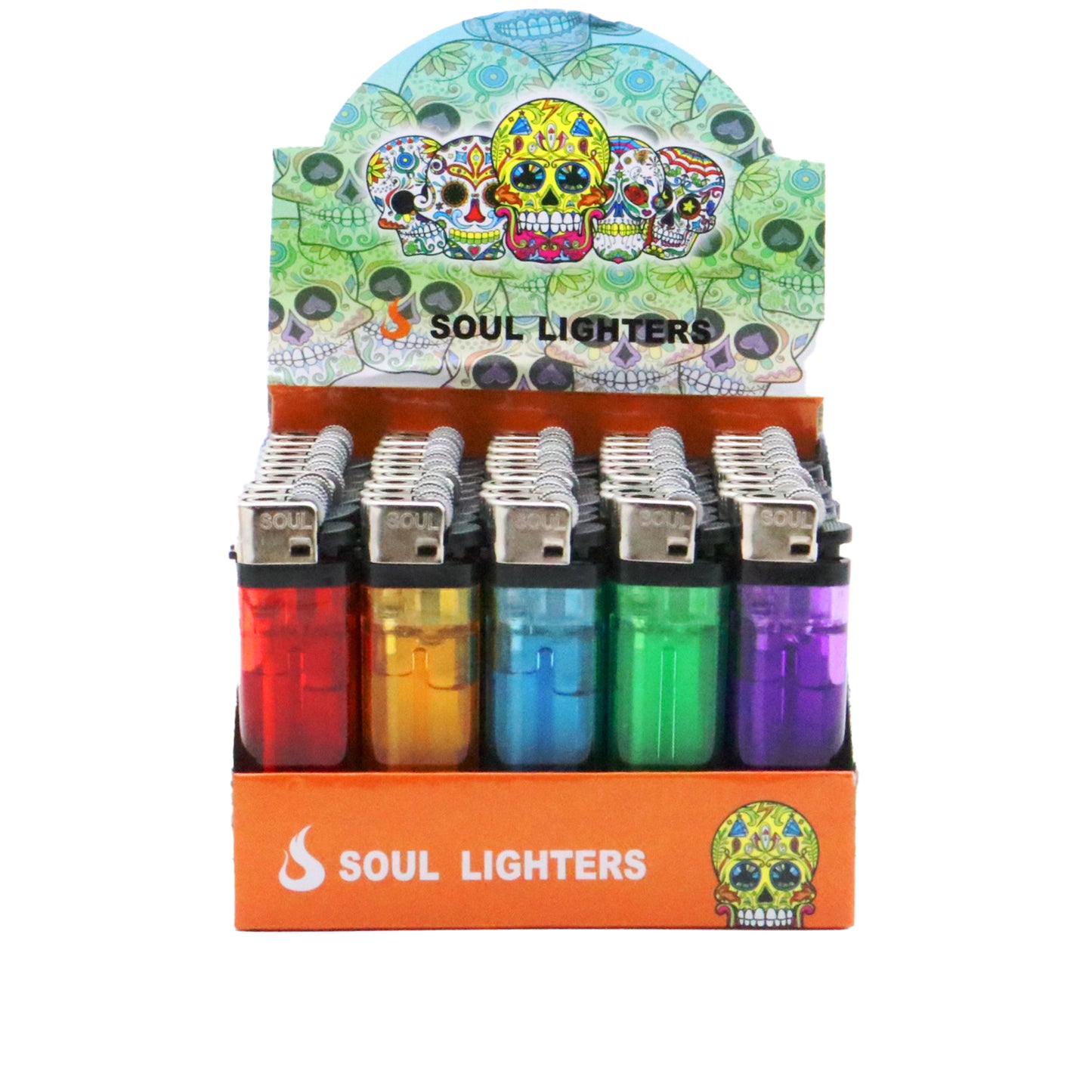Soul - Transparent Disposable Lighter - Infyniti Scales