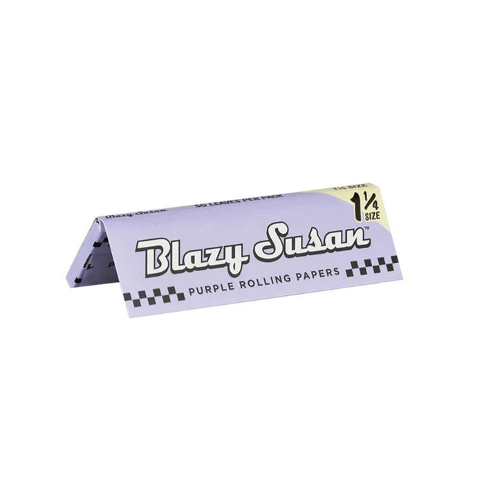 Purple Blazy Susan Rolling Papers - King Size Slim and 1 1/4 - Infyniti Scales