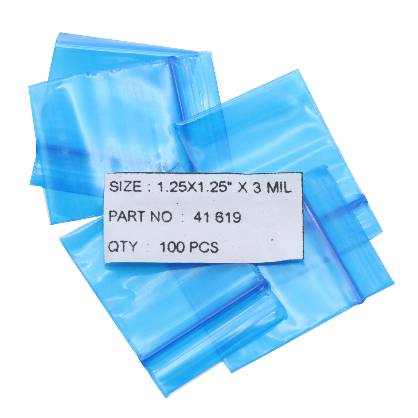 Sacs Ziploc colorés de 1,25 "x1,25"