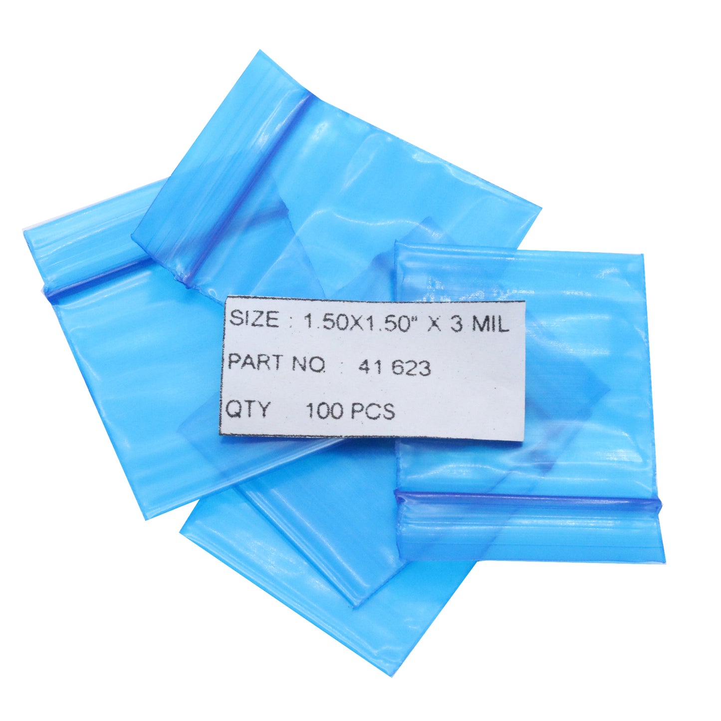 Sacs Ziploc colorés de 1,25 "x1,25"