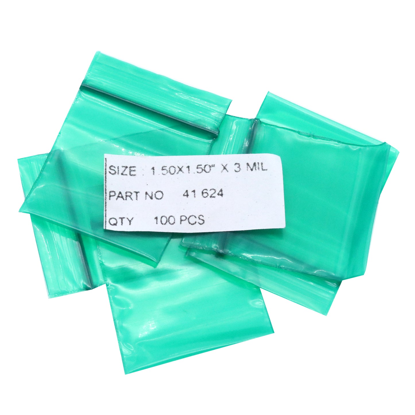 Sacs Ziploc colorés de 1,25 "x1,25"