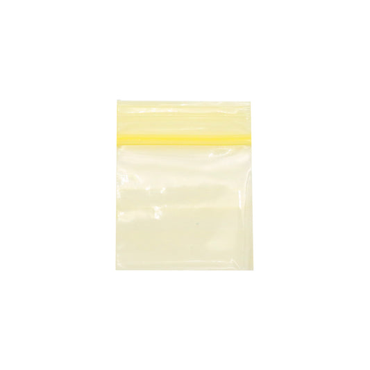 ***1.5"x1.5" Yellow Clearance Ziploc Bags