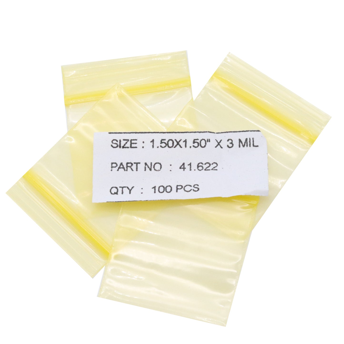 Sacs Ziploc colorés de 1,25 "x1,25"