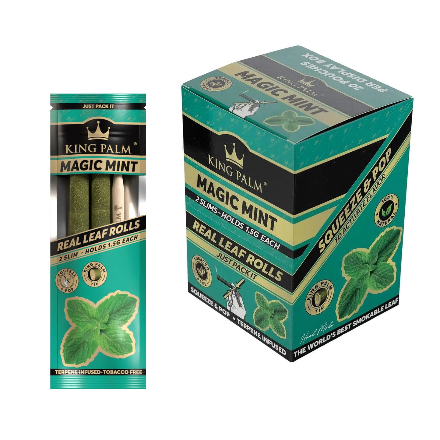 King Palm Wraps - Slim Magic Mint - Infyniti Scales