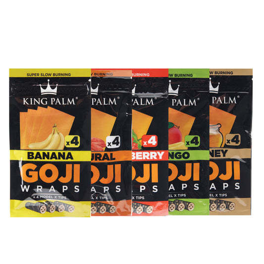 King Palm Goji Wraps - 5 saveurs