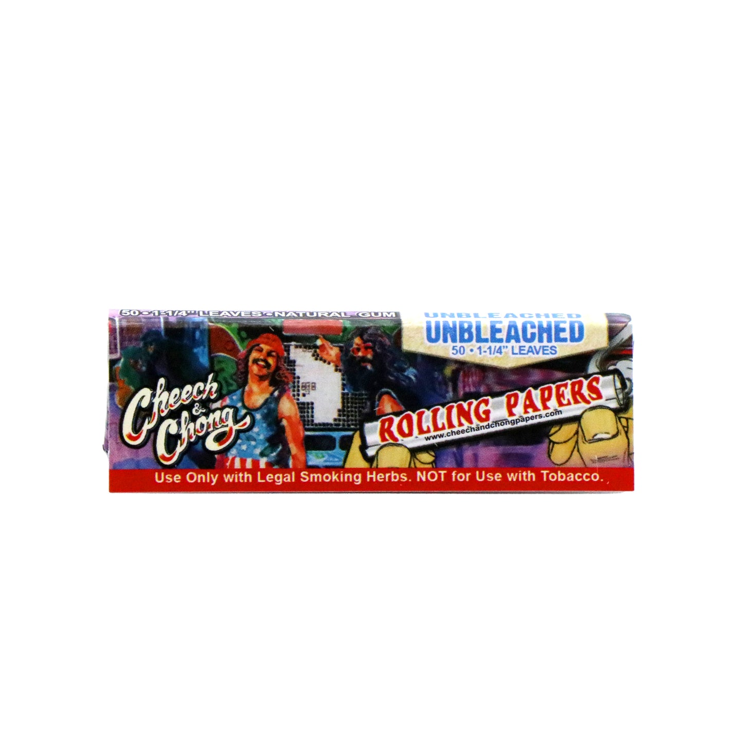 Feuilles à rouler Cheech & Chong non blanchies 1 1/4"
