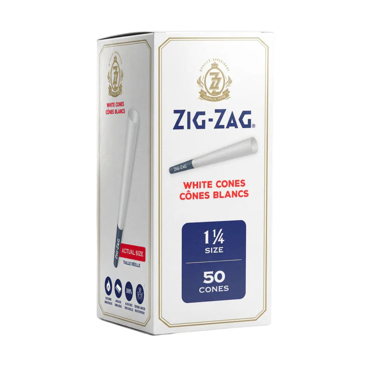 Zig-Zag Mini Bulk 1 1/4 cones 50 pack - Infyniti Scales