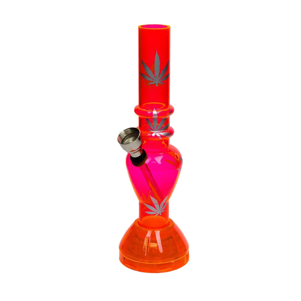 7" Water Pipe Acrylic Water with Built in Grinder