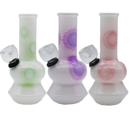 5” Sunflower Mini Water Pipe Diamond Base