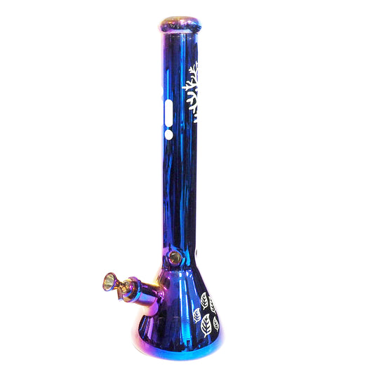 18" Water Pipe with Beaker Base
