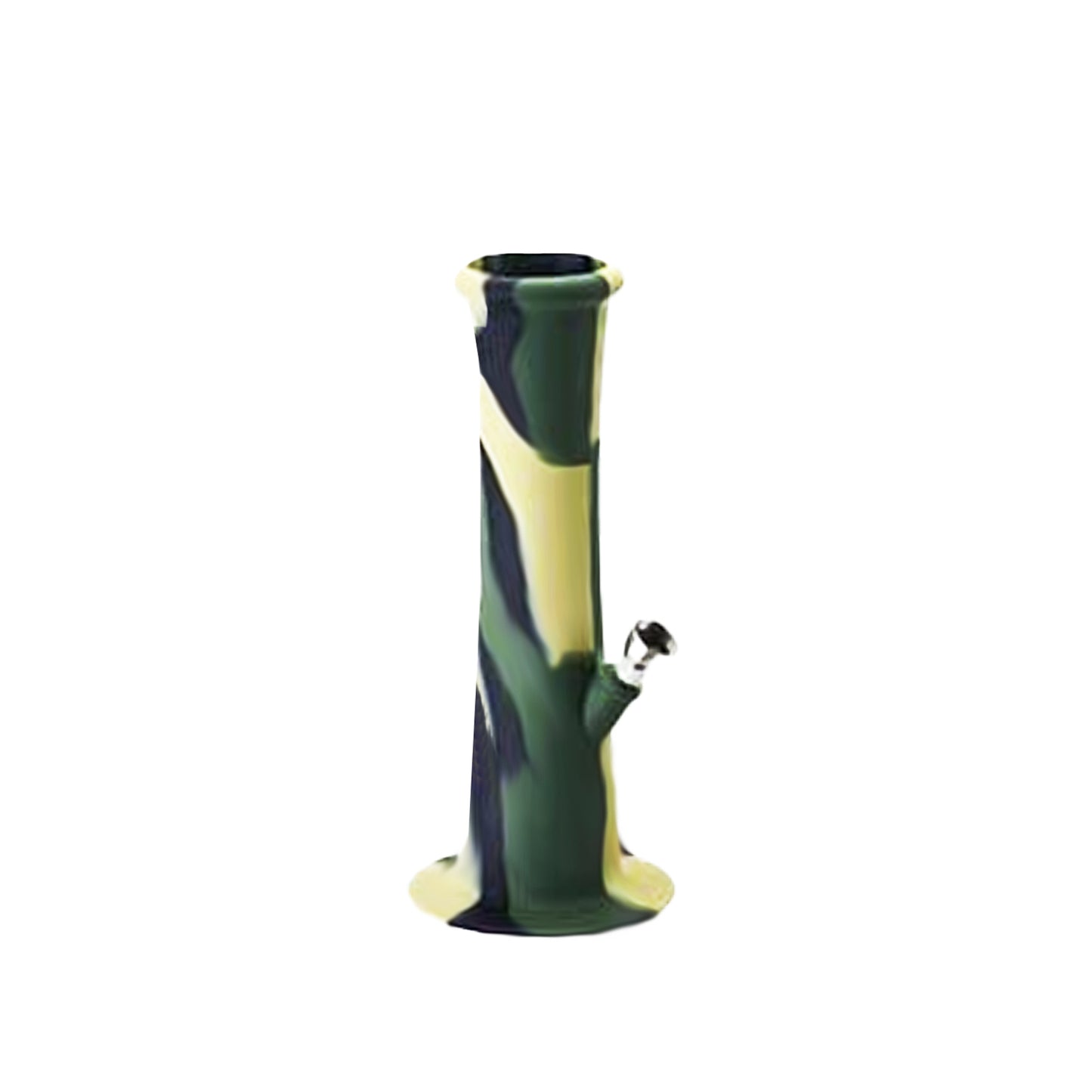 8.5" Silicone Water Pipe Fluted Shape