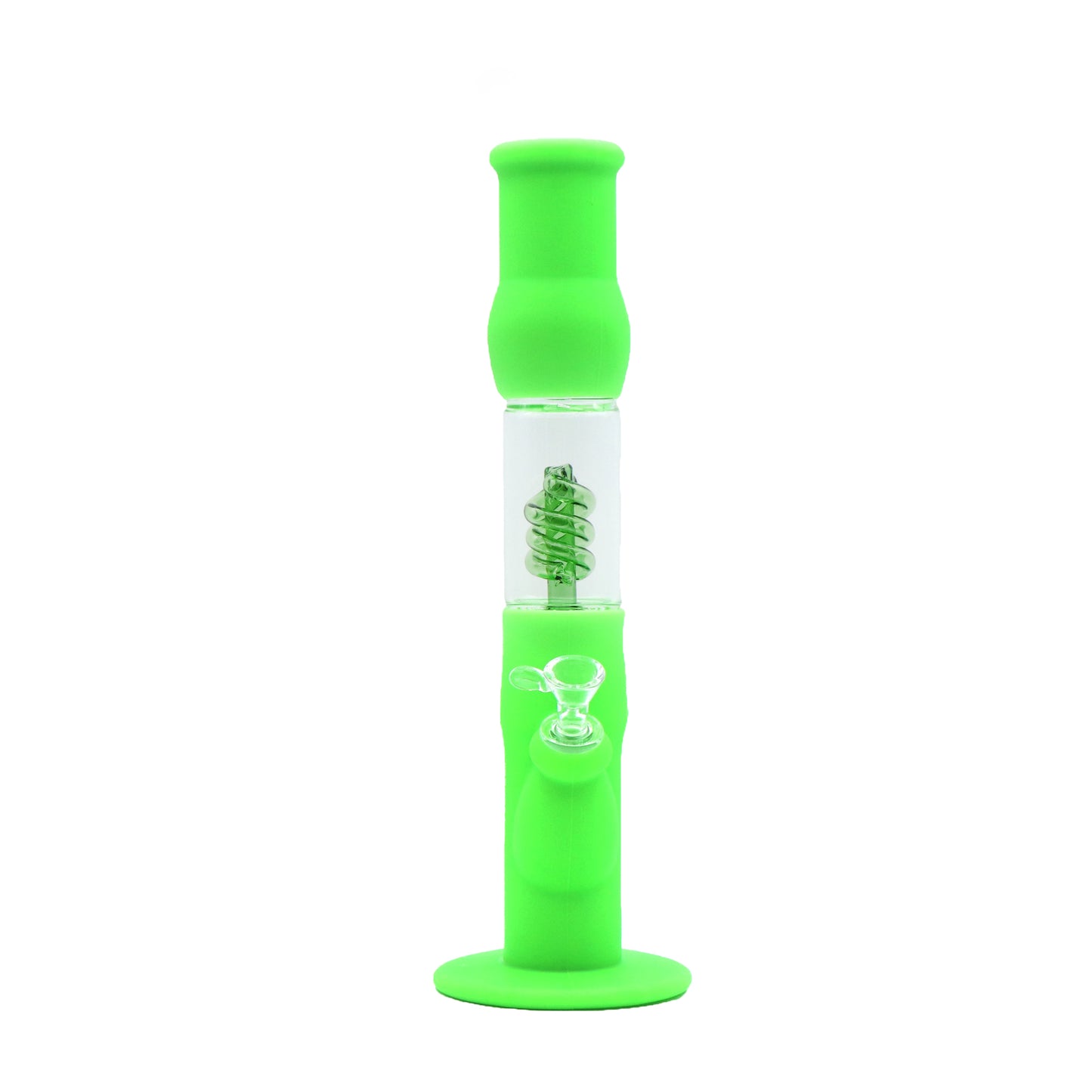 14” Coil Perk, Silicone Straight Tube