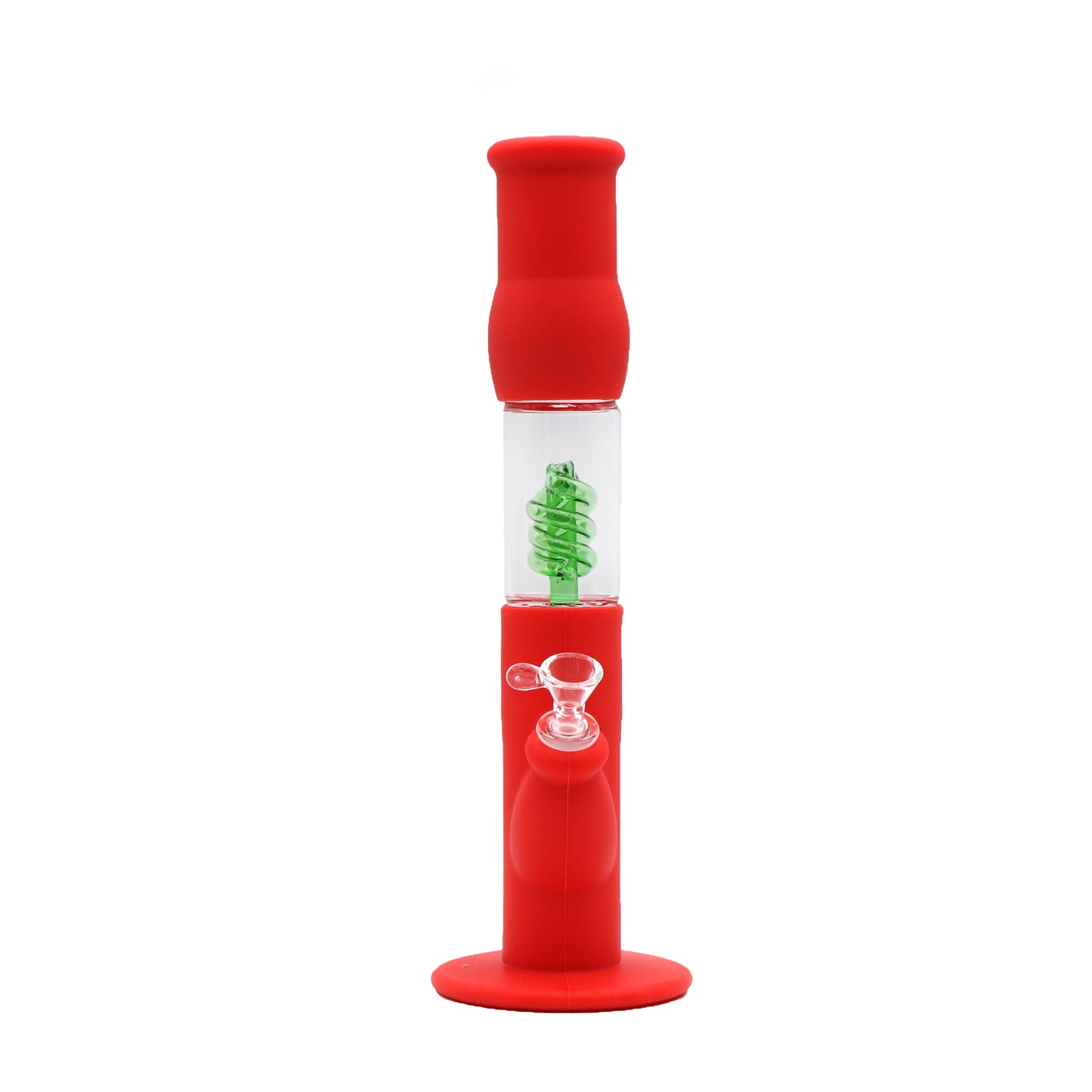 14” Coil Perk, Silicone Straight Tube