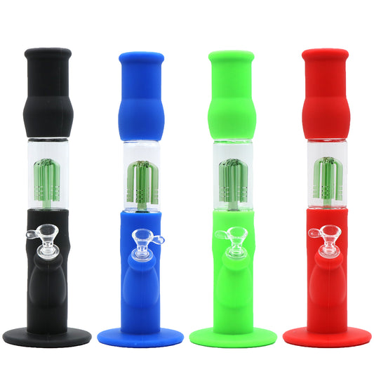 14β Four Arm Tree Perk, Silicone Straight Tube