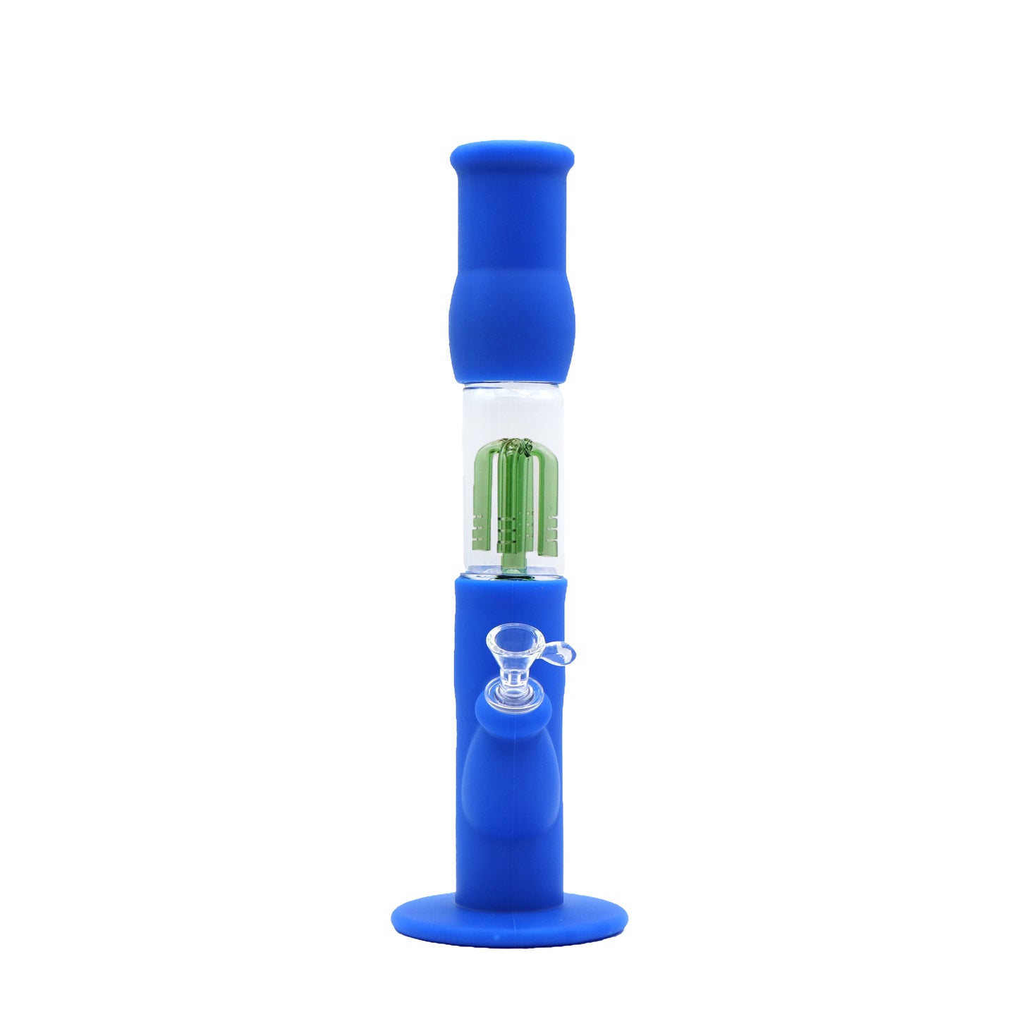 14” Four Arm Tree Perk, Silicone Straight Tube