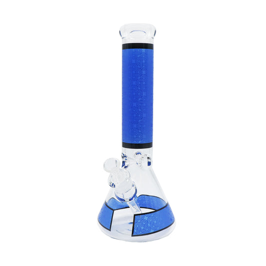 14" Water Pipe with Mosaic Design and Ice Catcher