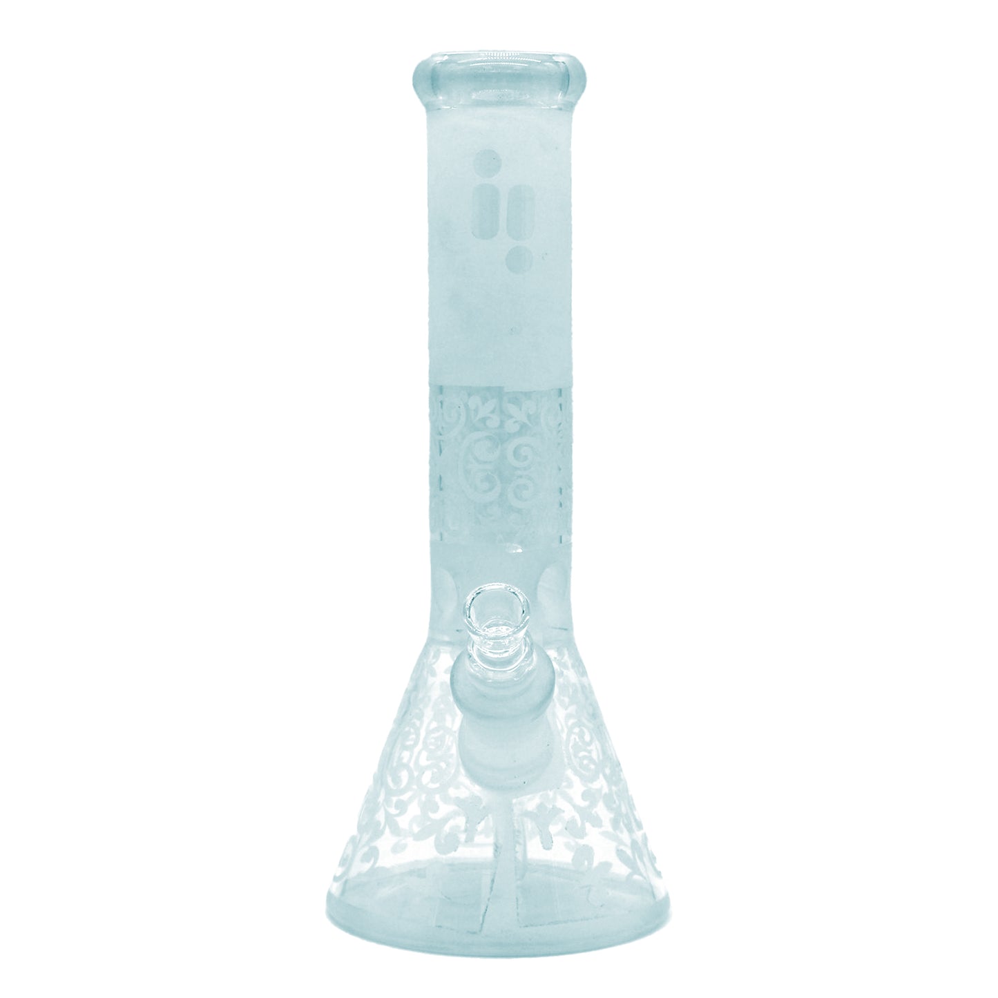 Pipe à eau 12" ii avec motif mosaïque et récupérateur de glace
