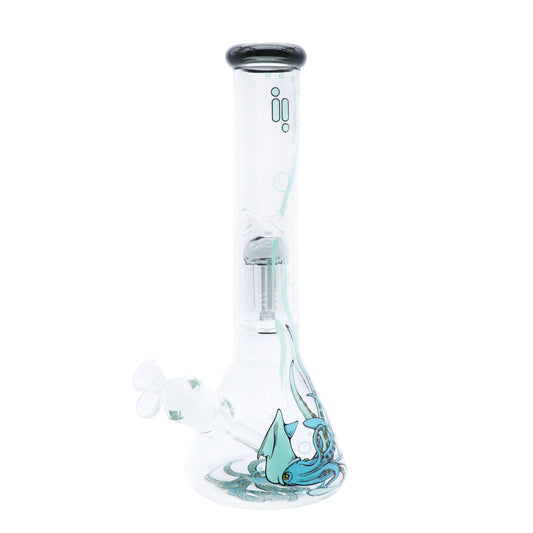14" Untamed Collection, Blue Squid 12 Arm Perk, Ice Catcher