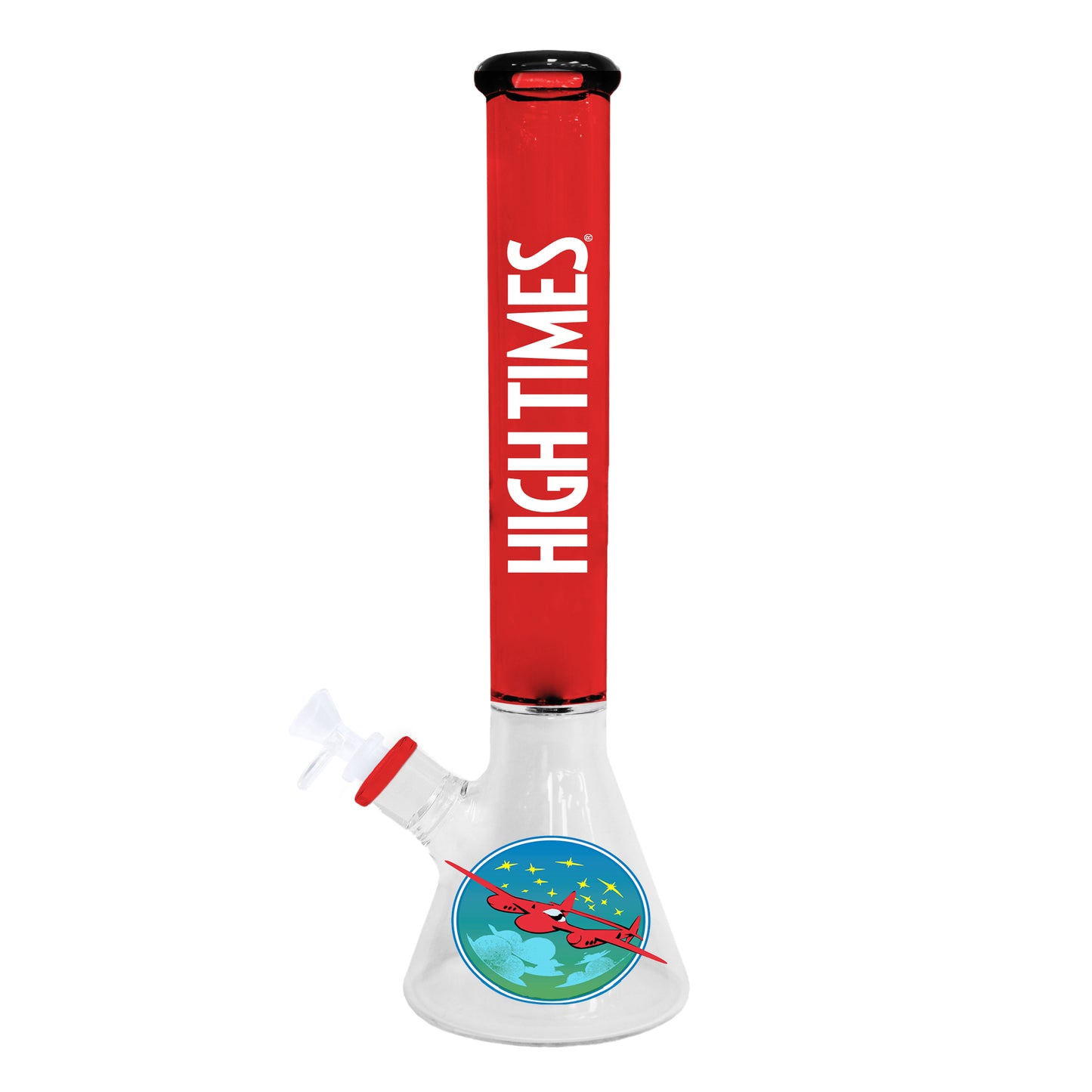 High Times – Conduite d'eau en forme d'avion cerclé de 40,6 cm, arbre à 8 bras, attrape-glace