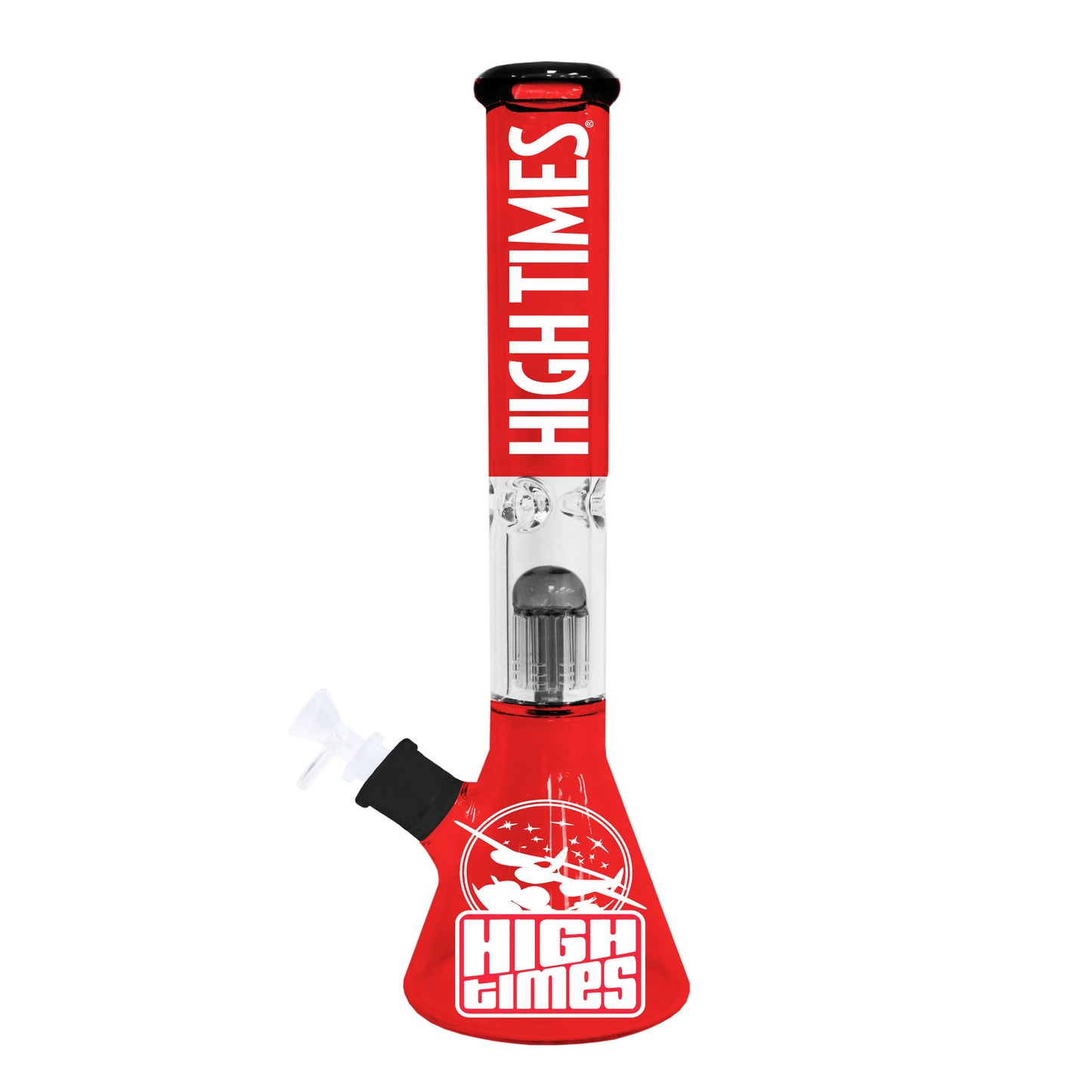 High Times – Tuyau d'eau carré de 40,6 cm, arbre à 8 bras, attrape-glace