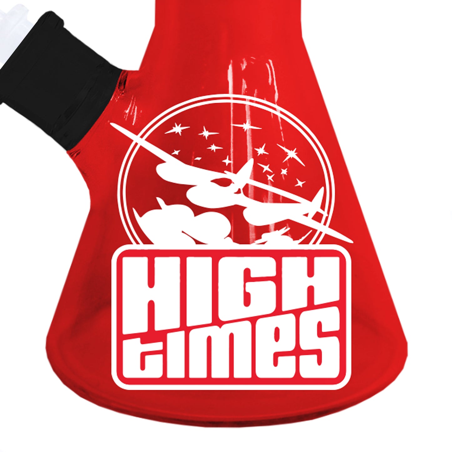 High Times – Tuyau d'eau carré de 40,6 cm, arbre à 8 bras, attrape-glace