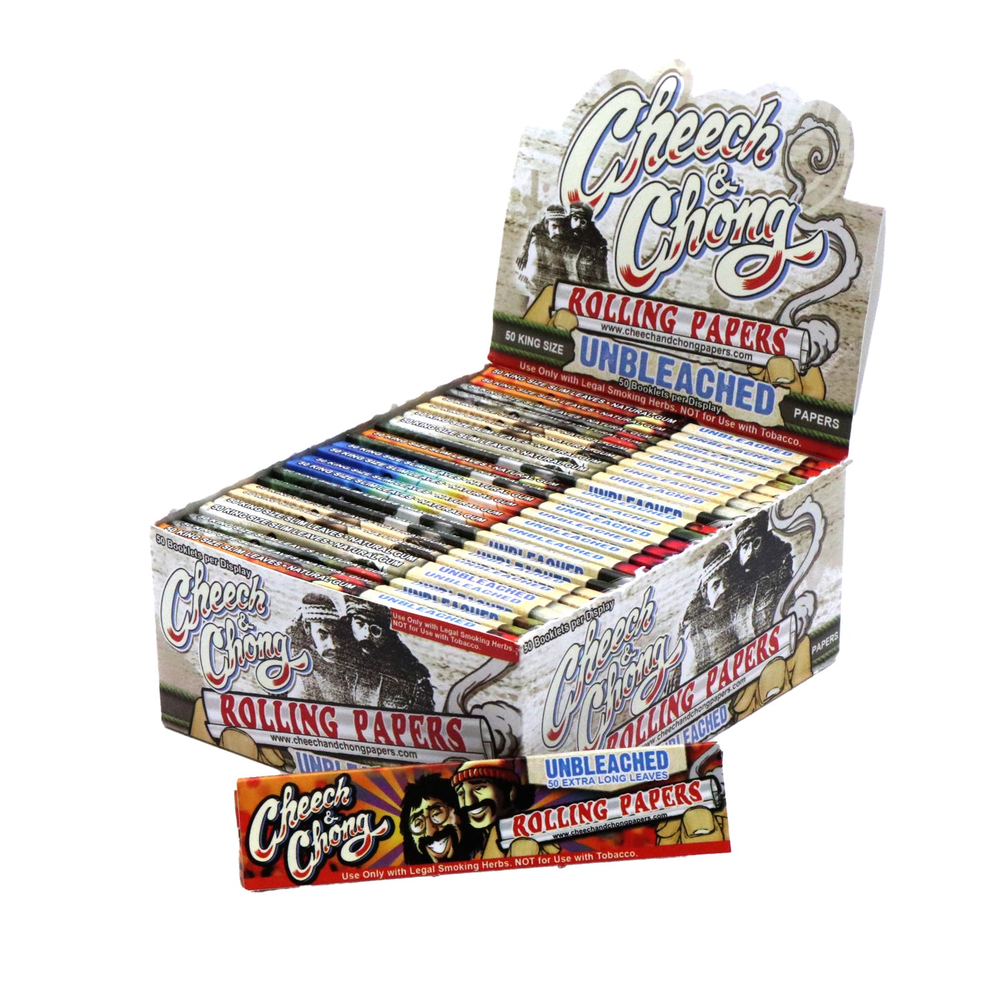 Cheech & Chong Feuilles à rouler non blanchies King Size