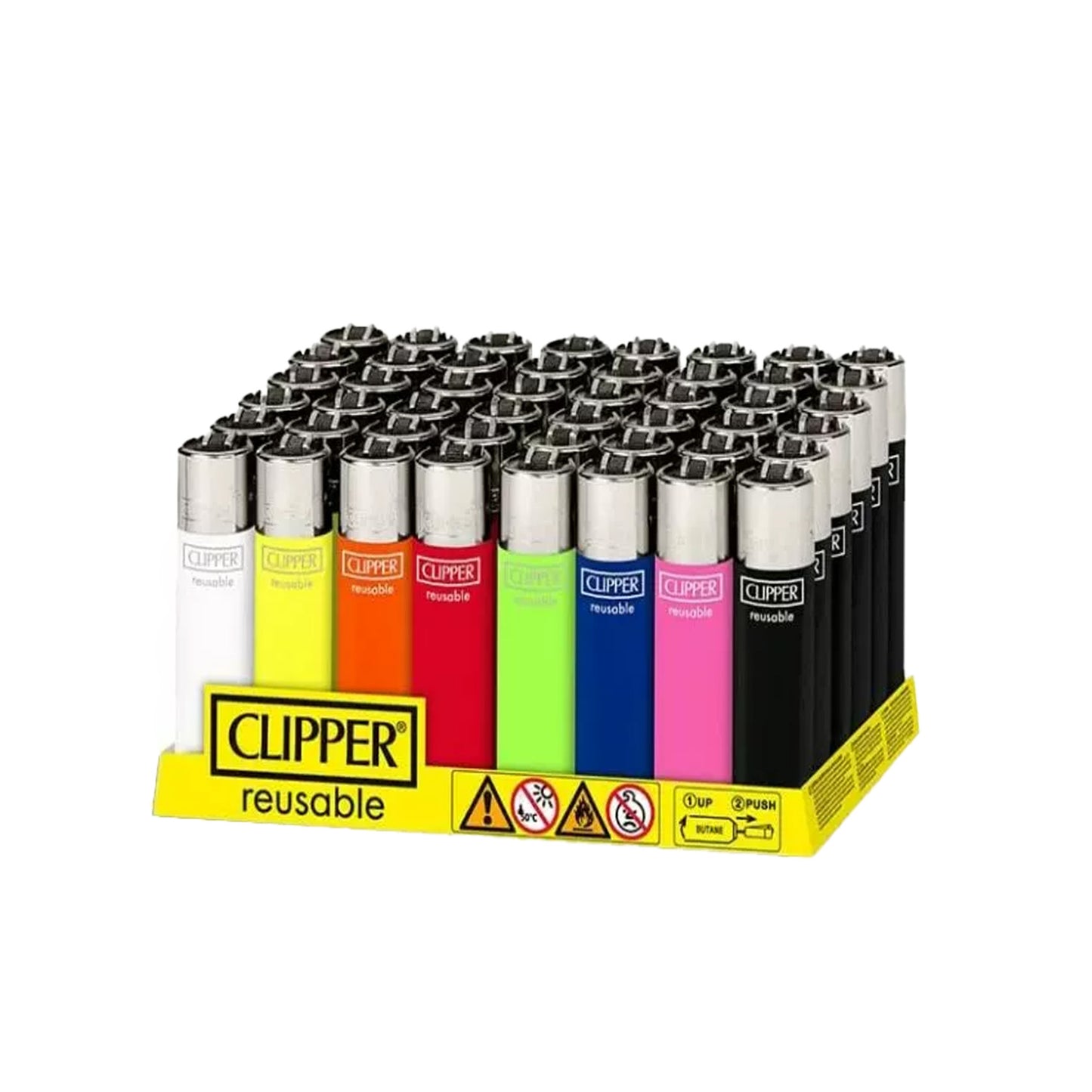 Classic Mini Lighters Solid Assorted Colours