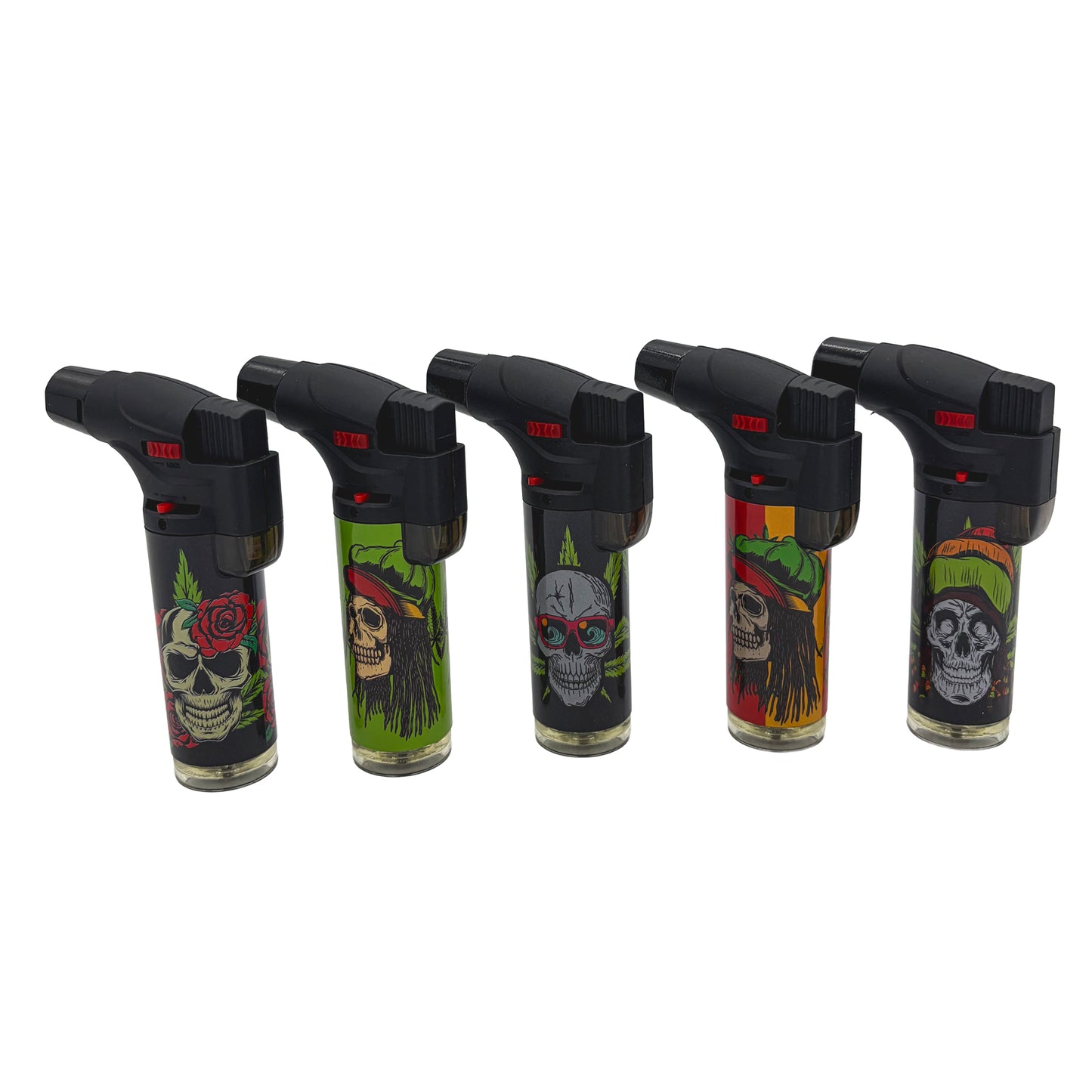 Soul Dual Torch - Rasta Skulls - Infyniti Scales