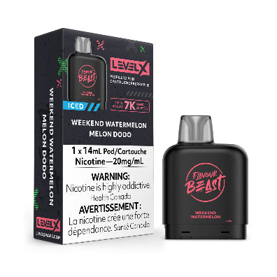 Level X, Flavour Beast Pod Packs - Wild White Grape Iced