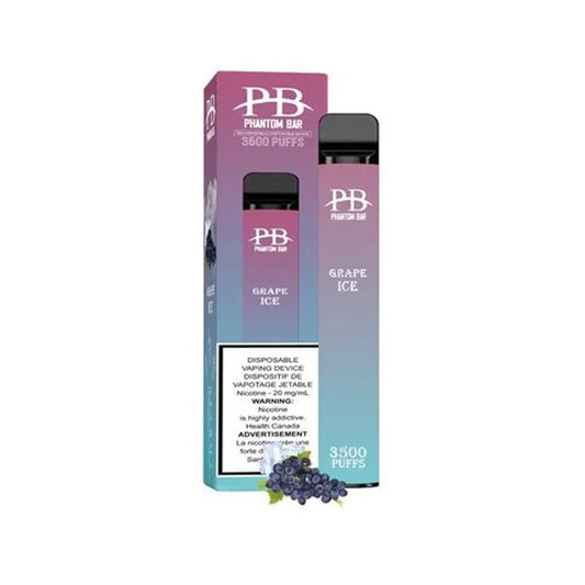 Phantom Bar 3500 Disposable - Grape Ice