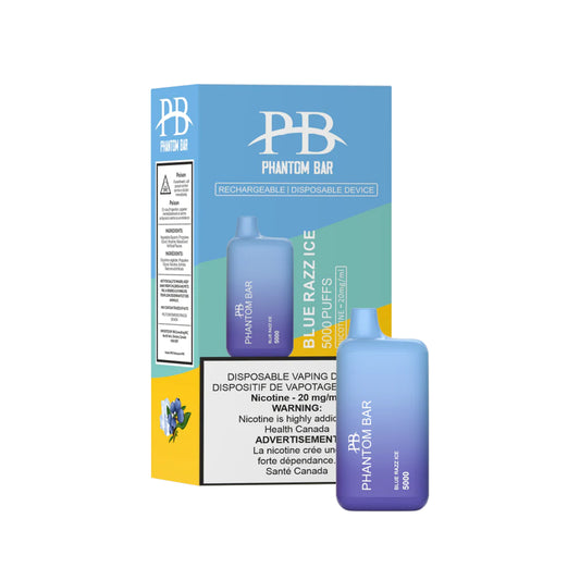 Phantom Bar 5000 Disposable - Blue Razz
