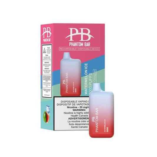 Phantom Bar 5000 Disposable - Watermelon Ice
