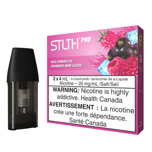 STLTH Pod Pro Packs - Razz Currant Ice