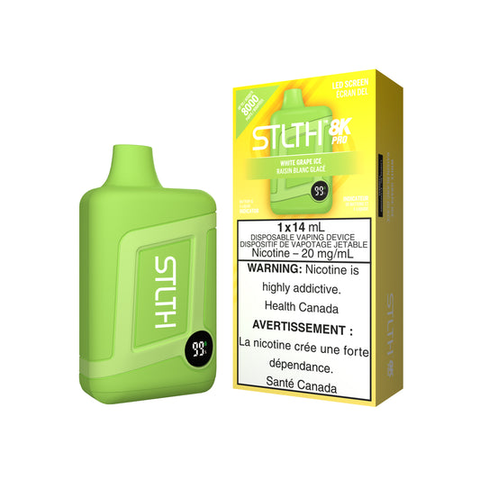 STLTH Disposable 8K - White Grape Ice
