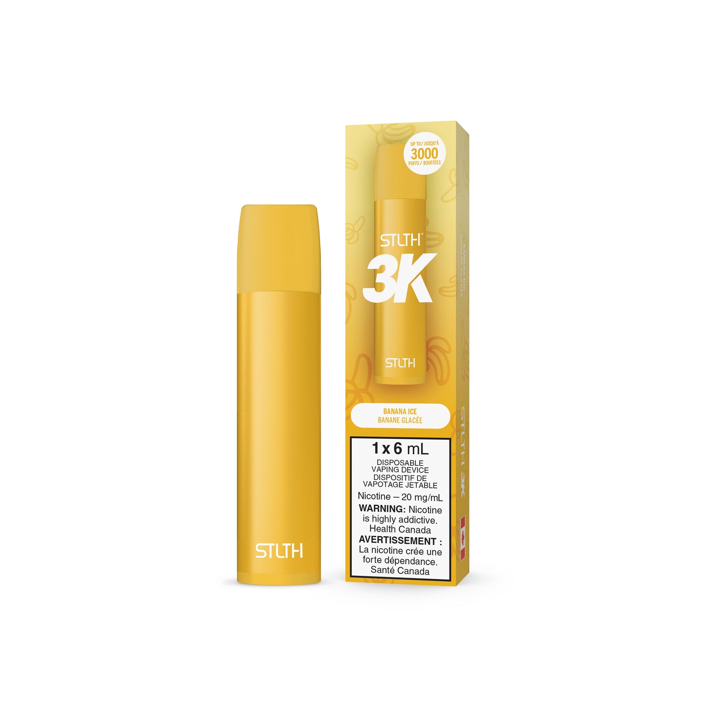 Produits jetables STLTH 3K - Glace à la banane