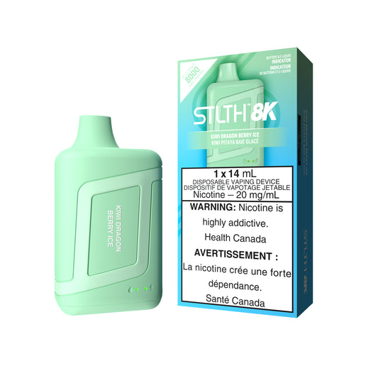 STLTH 8K Disposables - Kiwi Dragon Berry Ice