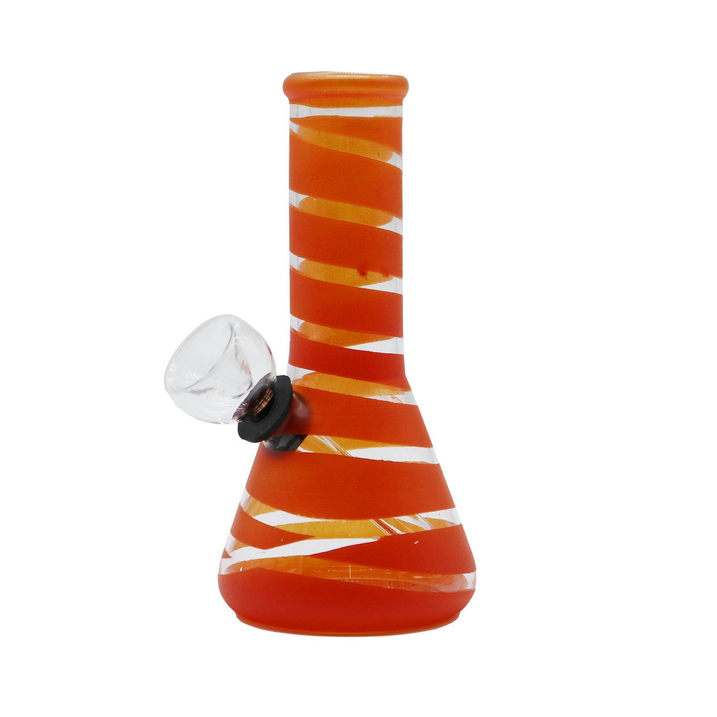 6" Bubble Stripe Water Pipe Beaker Base