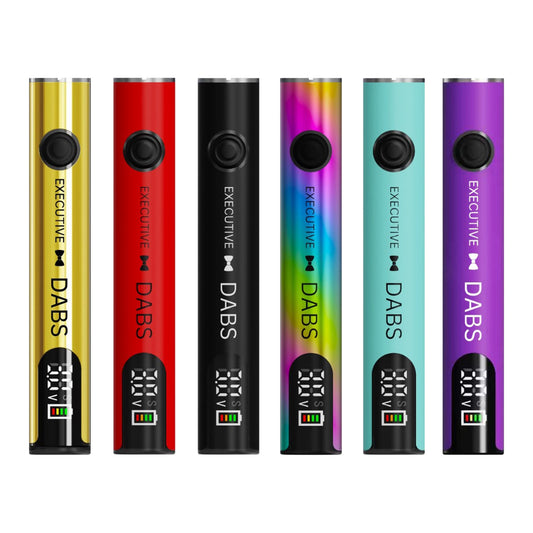 DISPLAY OF 24 EXECUTIVE DABS 1.6-4.0V 510 BATTERIES