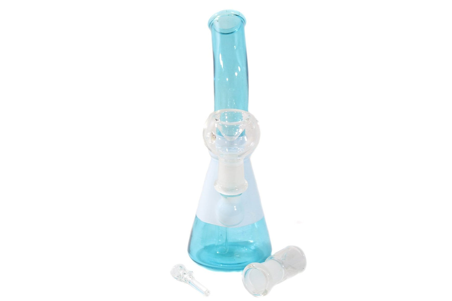 GP1325: GLASS PIPE: 7" GLASS OIL PIPE, DUAL FUNCTION - Infyniti Scales