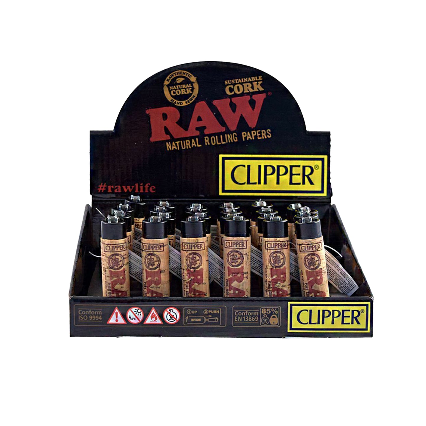 Clipper Lighter - Raw Pop Cover Cork - Infyniti Scales
