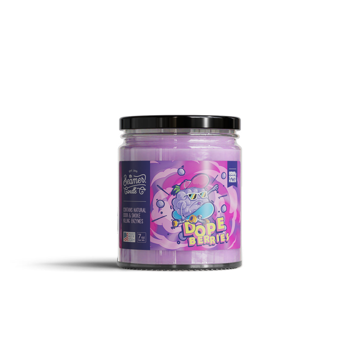 Beamer Candle Co. 12oz & 7oz Glass Mason Jar - Dopeberries - Infyniti Scales