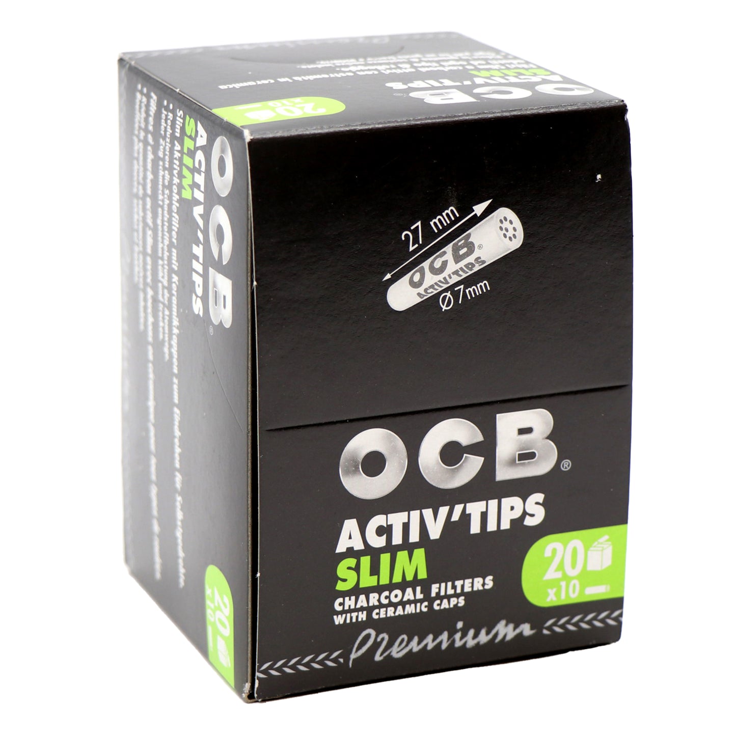Embouts de charbon OCB Active-Slim