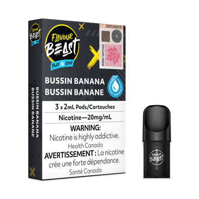 Flavour Beast Pod Packs - Bussin' Banana Iced
