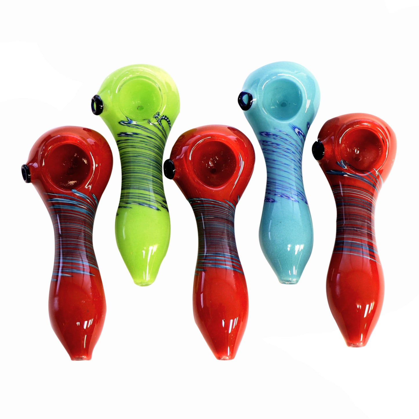 ***Glass Spoon Pipe Assortments