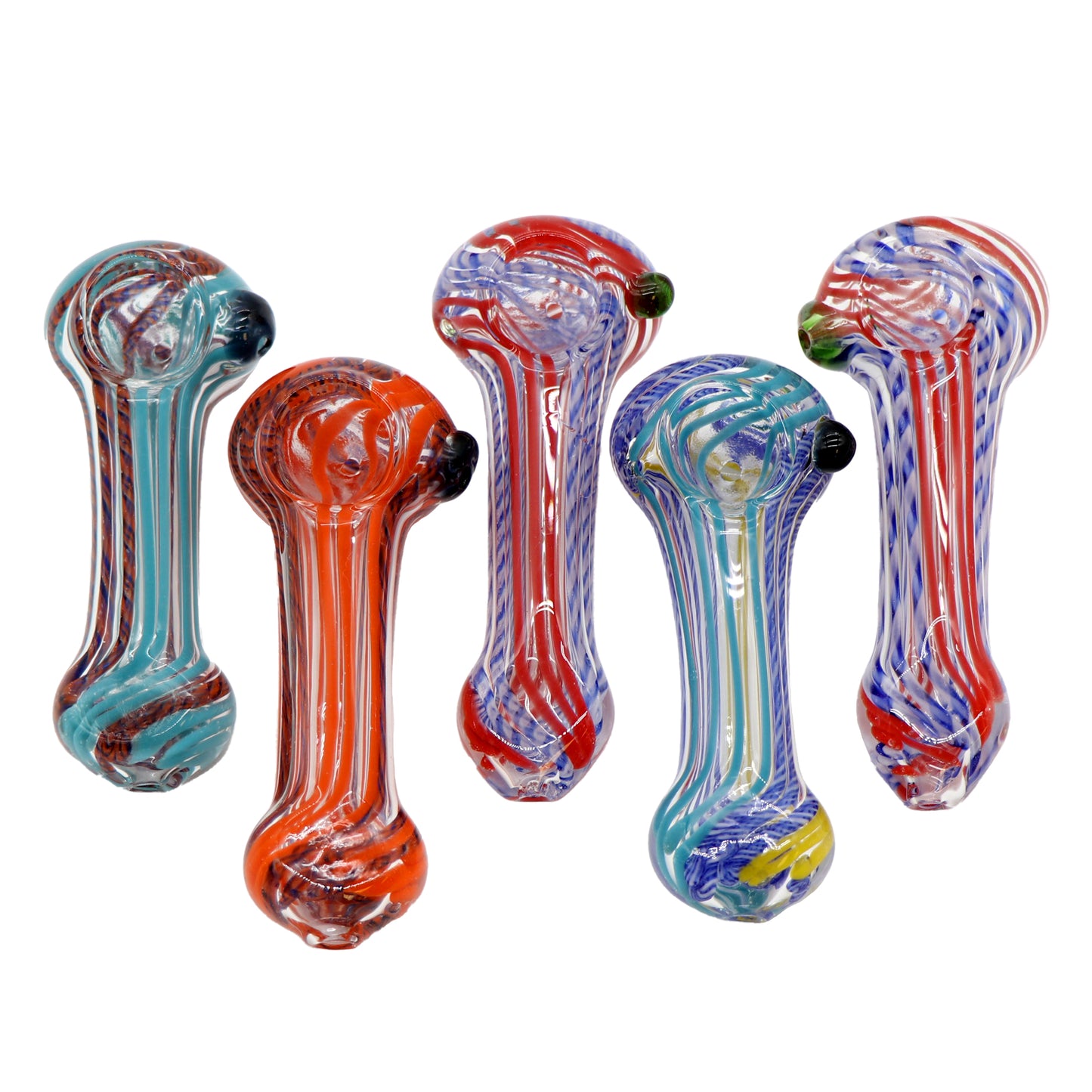 ***Glass Spoon Pipe Assortments