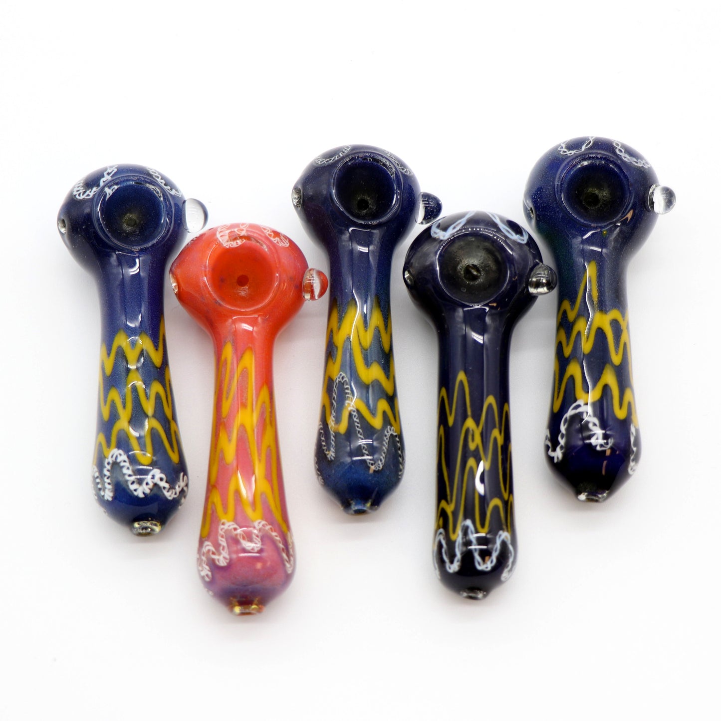 ***Glass Spoon Pipe Assortments
