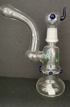 8" Glass Oil Bubbler Rig***