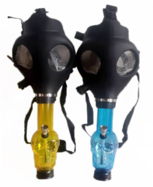 Silicone Gas Mask with Acrylic Tube